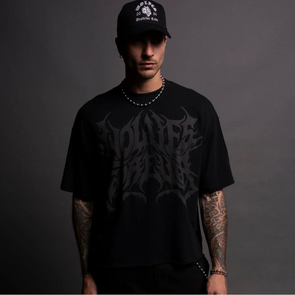 METAL RAW HEM "BOX CUT" TEE (SOLD OUT) - Picture 2 of 4